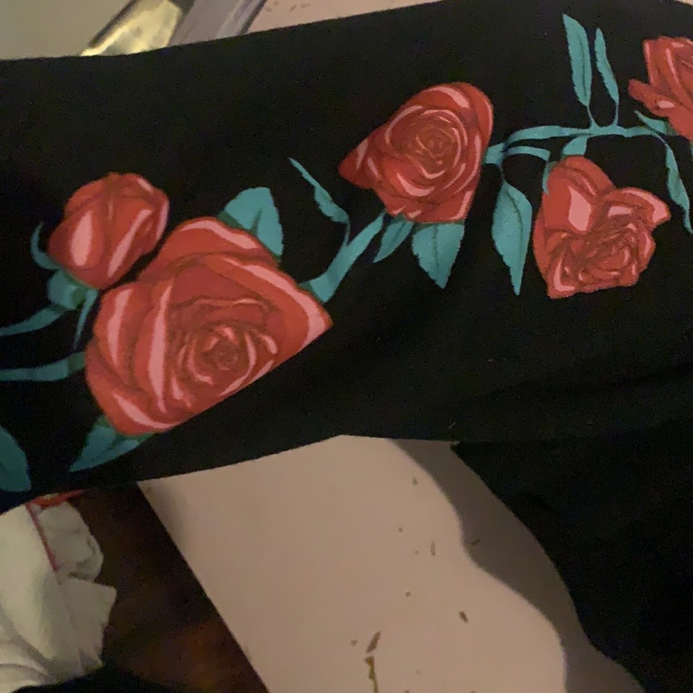 Black cropped hoodie(M)